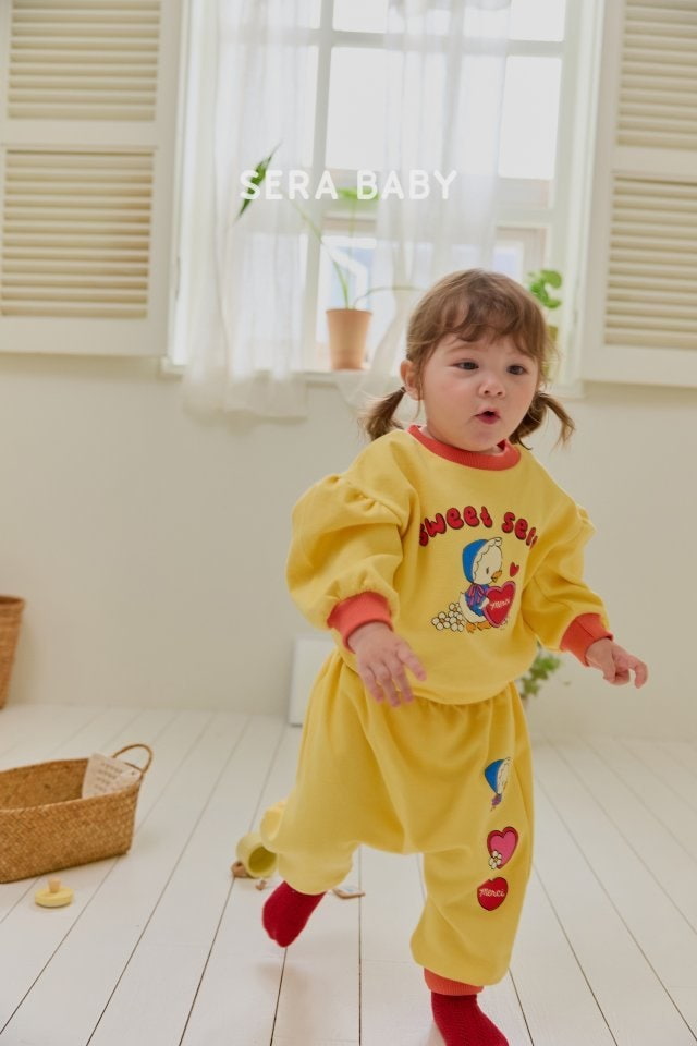 Sera - Korean Baby Fashion - #babyootd - Chick Puff Set - 5