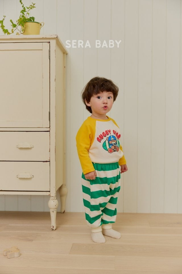 Sera - Korean Baby Fashion - #babywear - Football Raglan Tee - 6