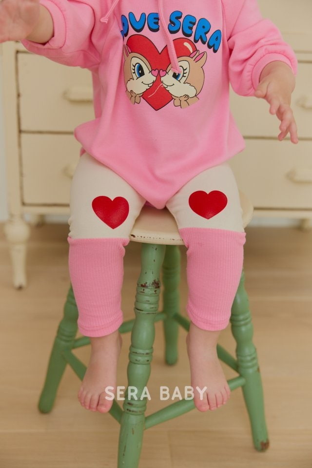 Sera - Korean Baby Fashion - #babywear - Heart Colored Leggings