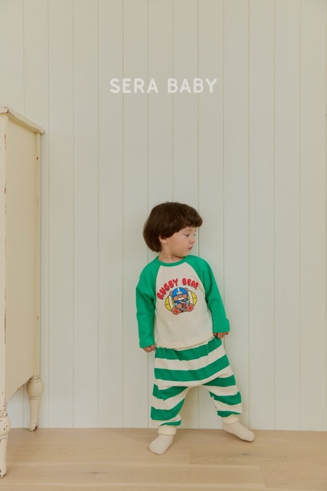 Sera - Korean Baby Fashion - #onlinebabyshop - Football Raglan Tee - 8