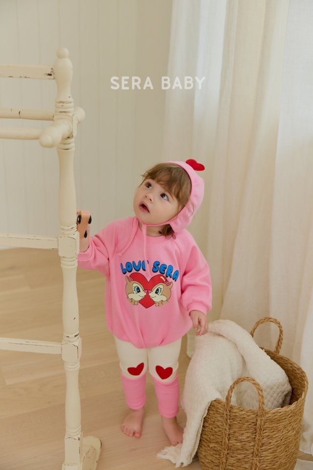 Sera - Korean Baby Fashion - #onlinebabyshop - Heart Colored Leggings - 3