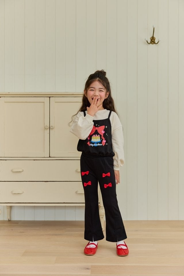 Sera - Korean Children Fashion - #Kfashion4kids - Petit Ribbon Bootscut Pants - 3