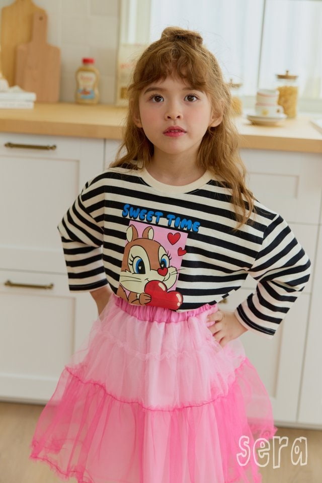 Sera - Korean Children Fashion - #Kfashion4kids - Chipmunk Stripe Tee - 9