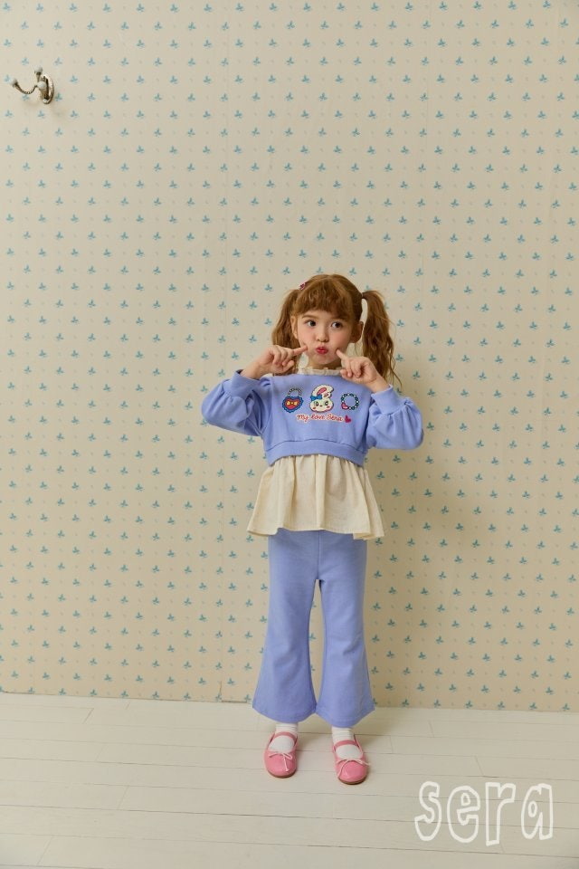 Sera - Korean Children Fashion - #childofig - Rabbit Frill Long Tee - 8