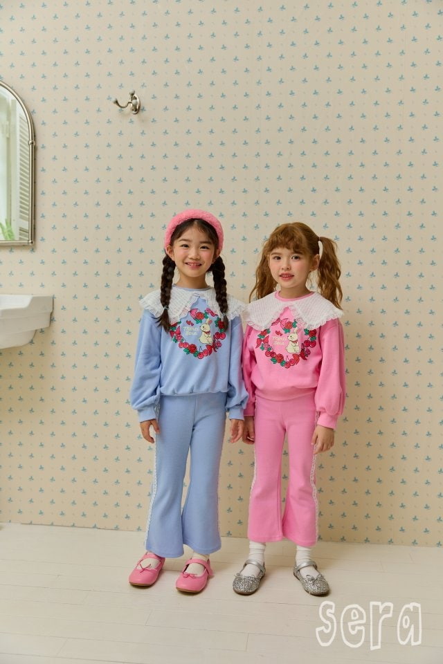 Sera - Korean Children Fashion - #childofig - Rose Collar Sweatshirts - 4