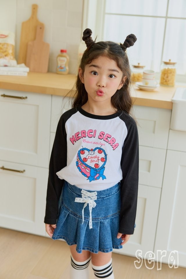 Sera - Korean Children Fashion - #childrensboutique - Raglan Cake Tee - 7