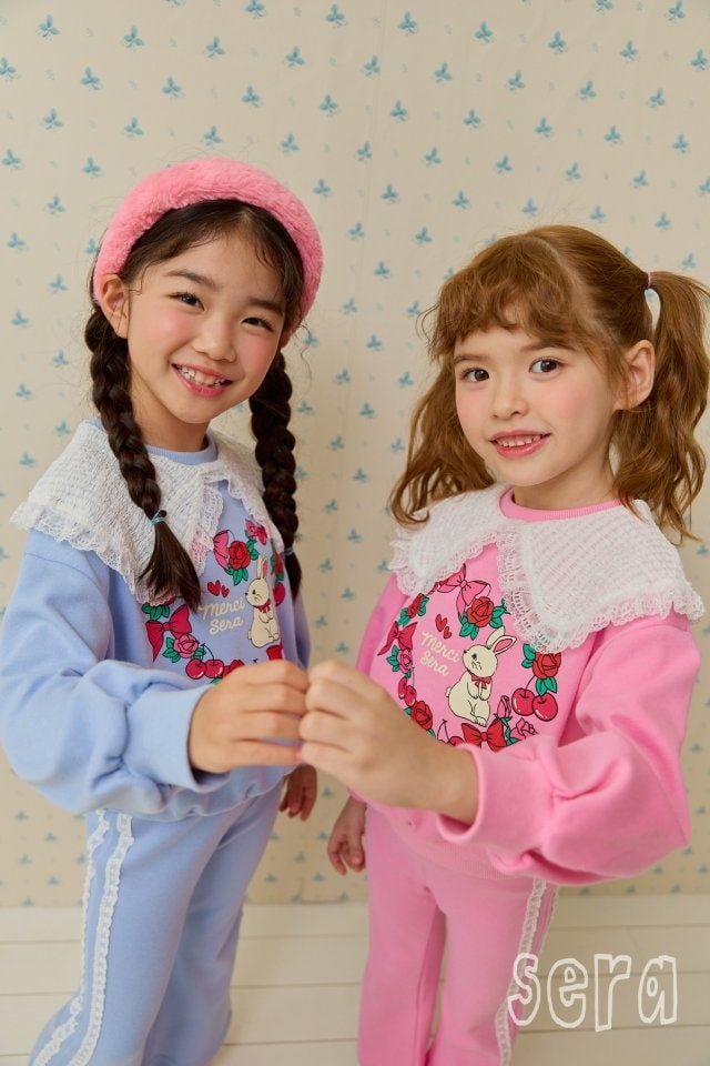 Sera - Korean Children Fashion - #childrensboutique - Rose Collar Sweatshirts - 5