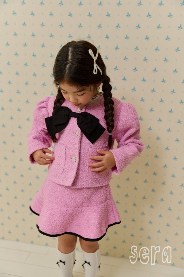 Sera - Korean Children Fashion - #childrensboutique - Tweed Skirt - 5