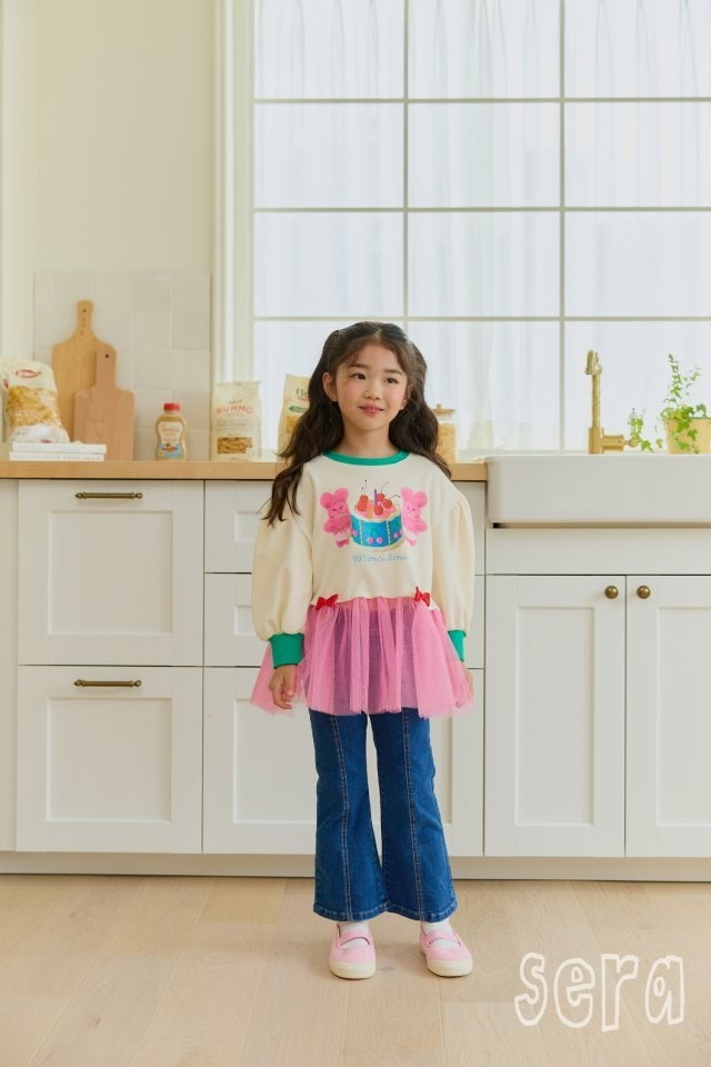 Sera - Korean Children Fashion - #designkidswear - Cake Rabbit Cha Long Sweatshirts - 11