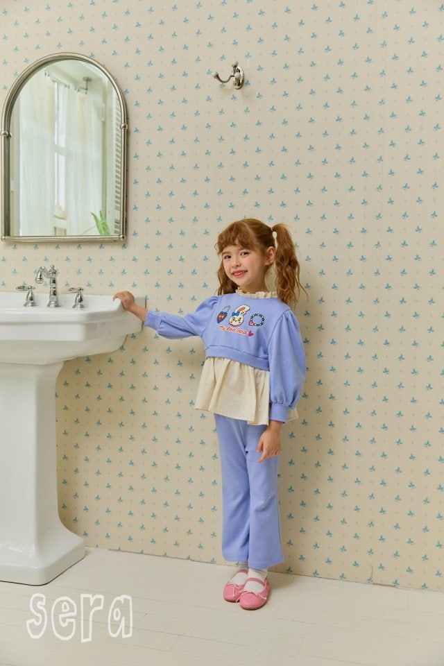 Sera - Korean Children Fashion - #designkidswear - Rabbit Frill Long Tee - 10