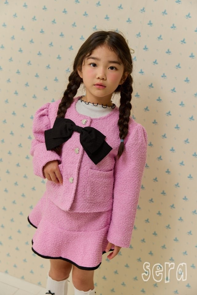 Sera - Korean Children Fashion - #designkidswear - Tweed Skirt - 6