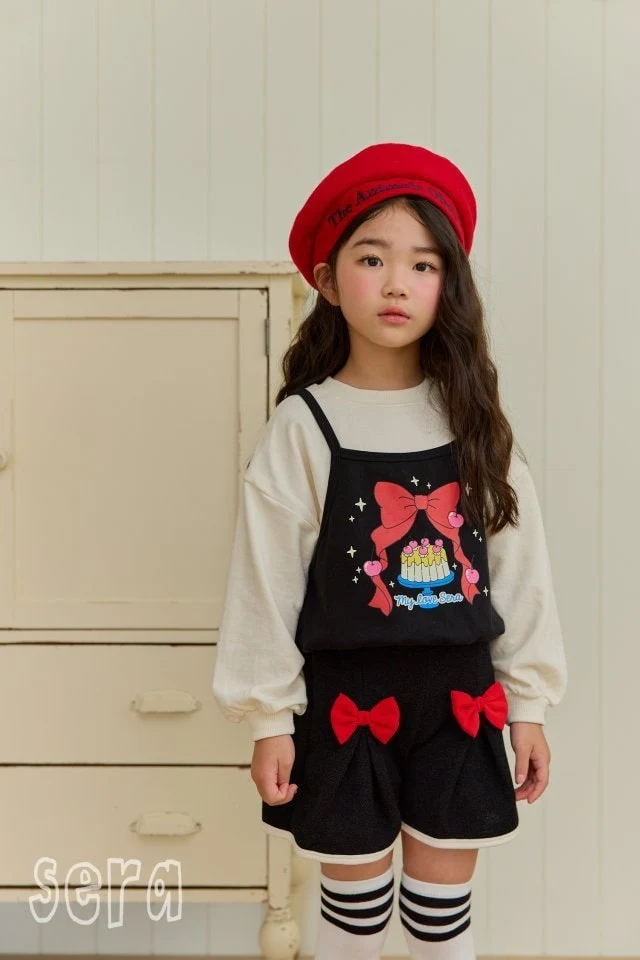 Sera - Korean Children Fashion - #fashionkids - Strap Layered Sweatshirts