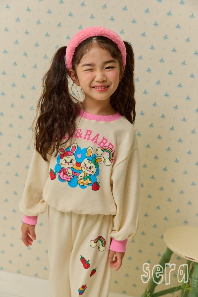 Sera - Korean Children Fashion - #kidsshorts - Patissier Rabbit Set - 8