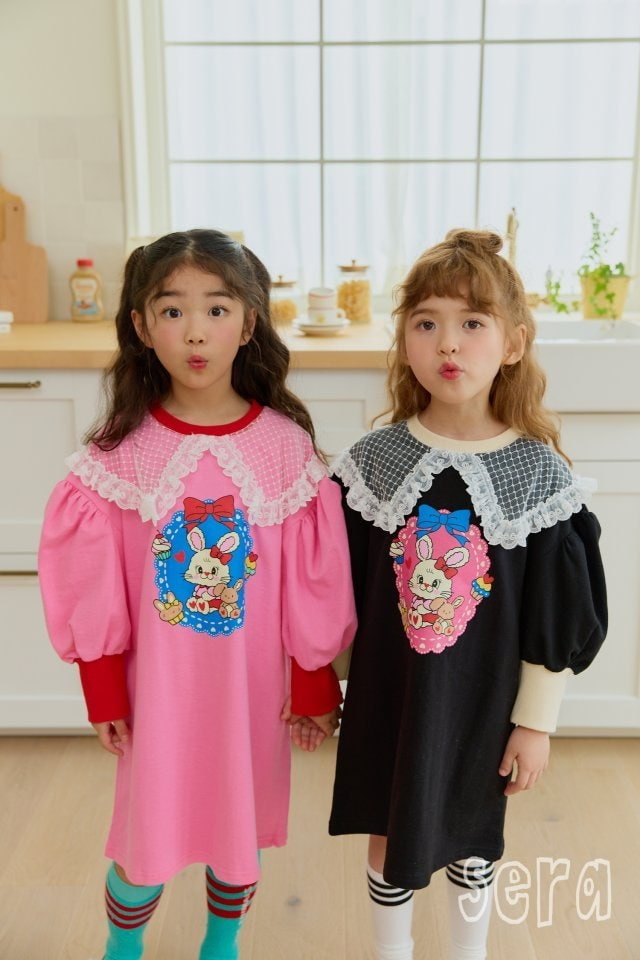 Sera - Korean Children Fashion - #kidsstore - Lace Collar Dress - 5