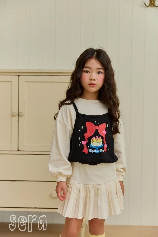 Sera - Korean Children Fashion - #kidsstore - Strap Layered Sweatshirts - 3