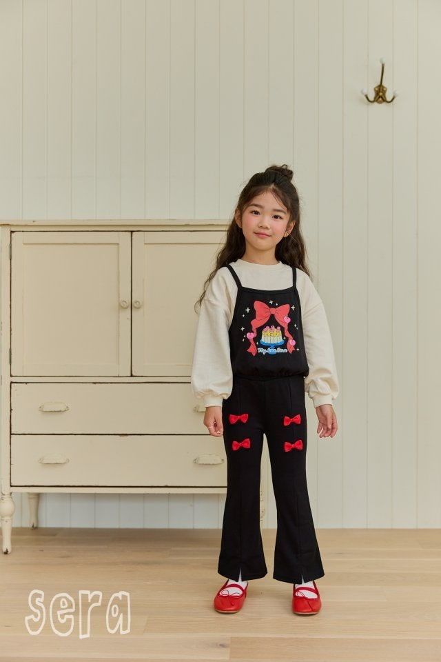 Sera - Korean Children Fashion - #kidzfashiontrend - Petit Ribbon Bootscut Pants - 2