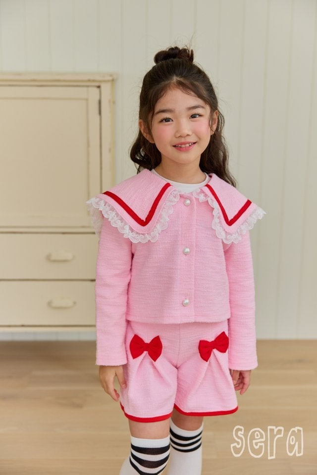 Sera - Korean Children Fashion - #kidzfashiontrend - Lace Frill Jacket - 6