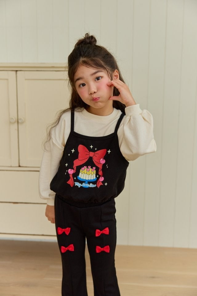 Sera - Korean Children Fashion - #Kfashion4kids - Petit Ribbon Bootscut Pants - 4