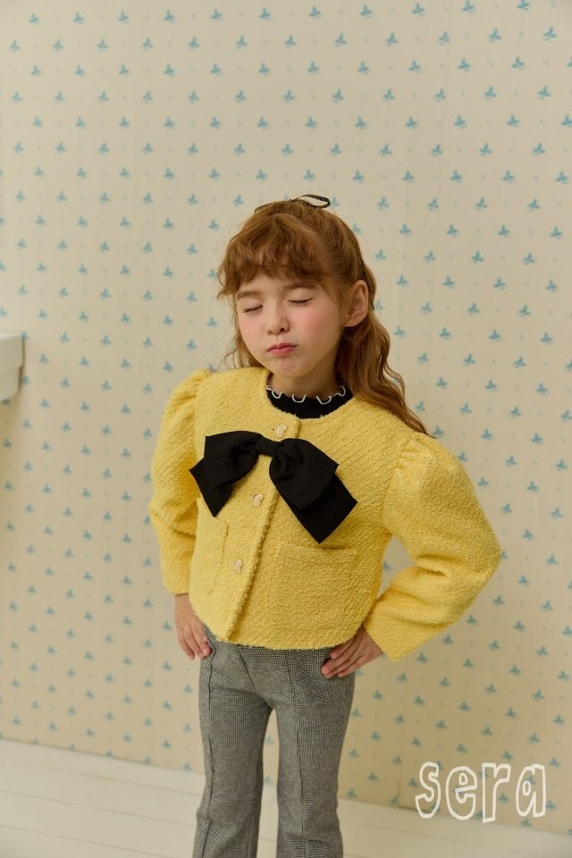 Sera - Korean Children Fashion - #magicofchildhood - Jacquard Bootscut Pants - 2