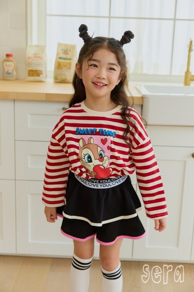 Sera - Korean Children Fashion - #magicofchildhood - Chipmunk Stripe Tee - 11