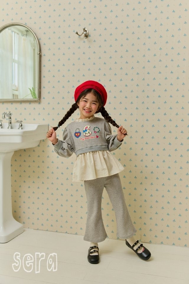 Sera - Korean Children Fashion - #minifashionista - Rabbit Frill Long Tee - 5