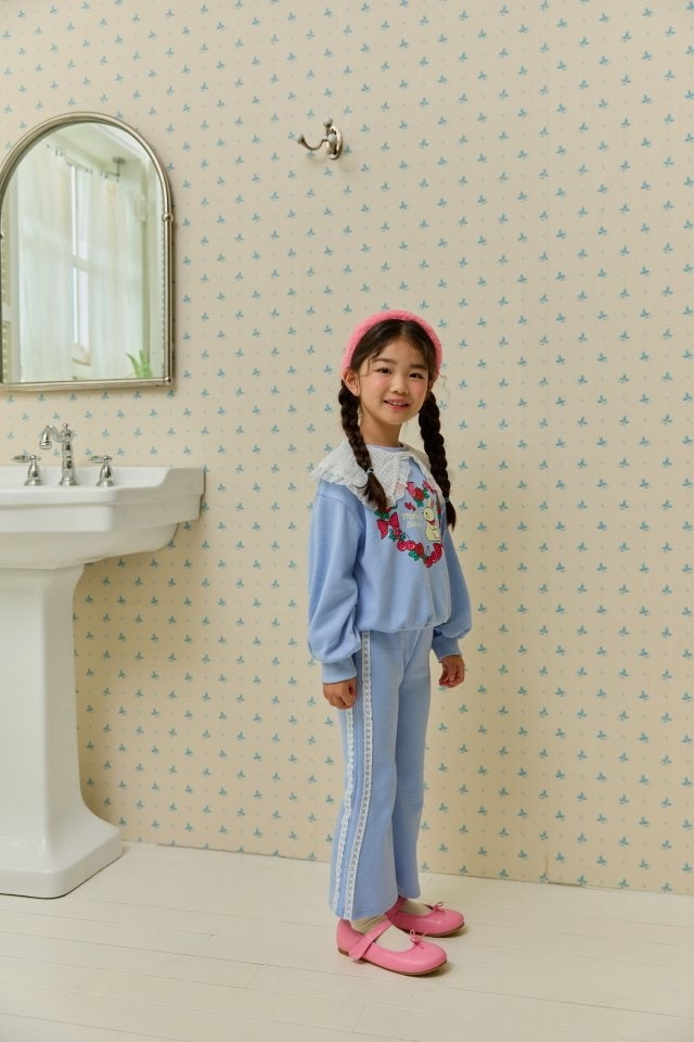 Sera - Korean Children Fashion - #minifashionista - Lace Bootscut Pants - 2