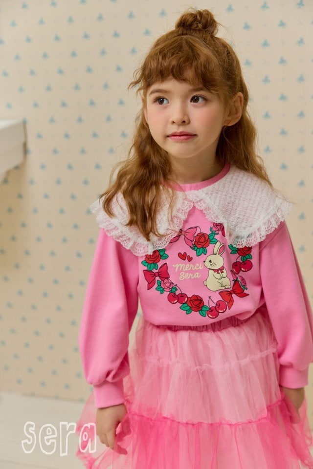 Sera - Korean Children Fashion - #minifashionista - Rose Collar Sweatshirts