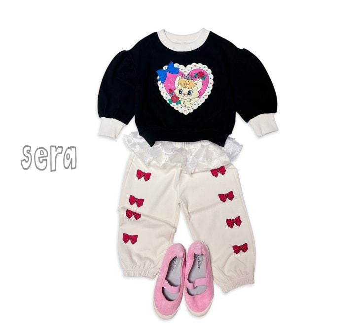 Sera - Korean Children Fashion - #minifashionista - Lace Cancan Ribbon Pants - 12