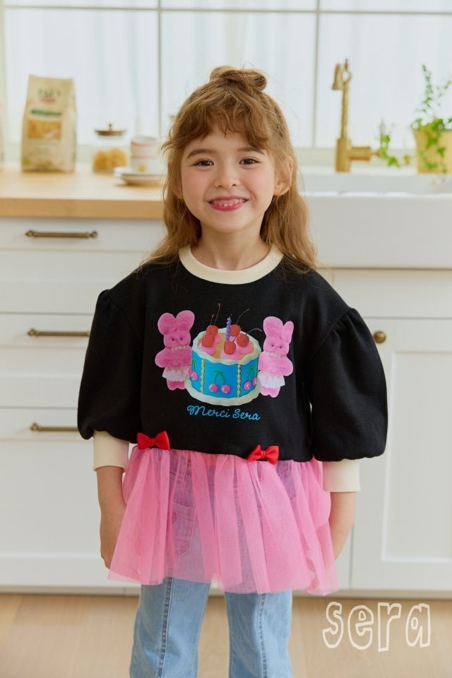 Sera - Korean Children Fashion - #prettylittlegirls - Cake Rabbit Cha Long Sweatshirts - 7