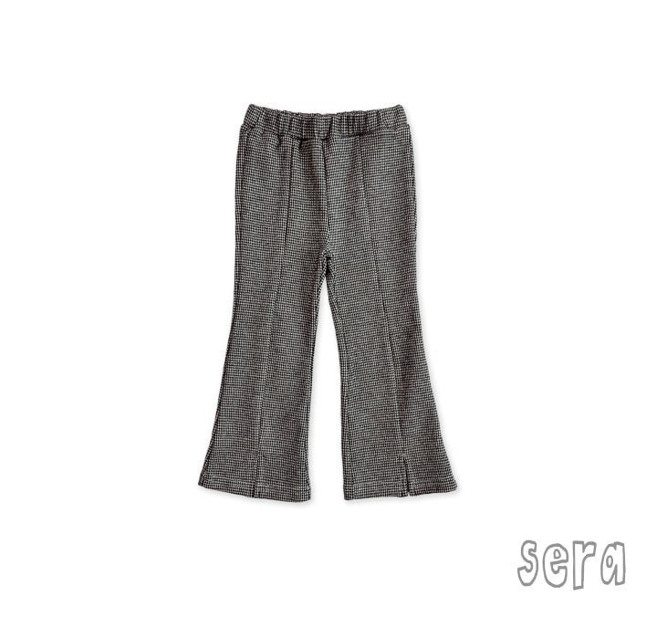 Sera - Korean Children Fashion - #minifashionista - Jacquard Bootscut Pants - 4