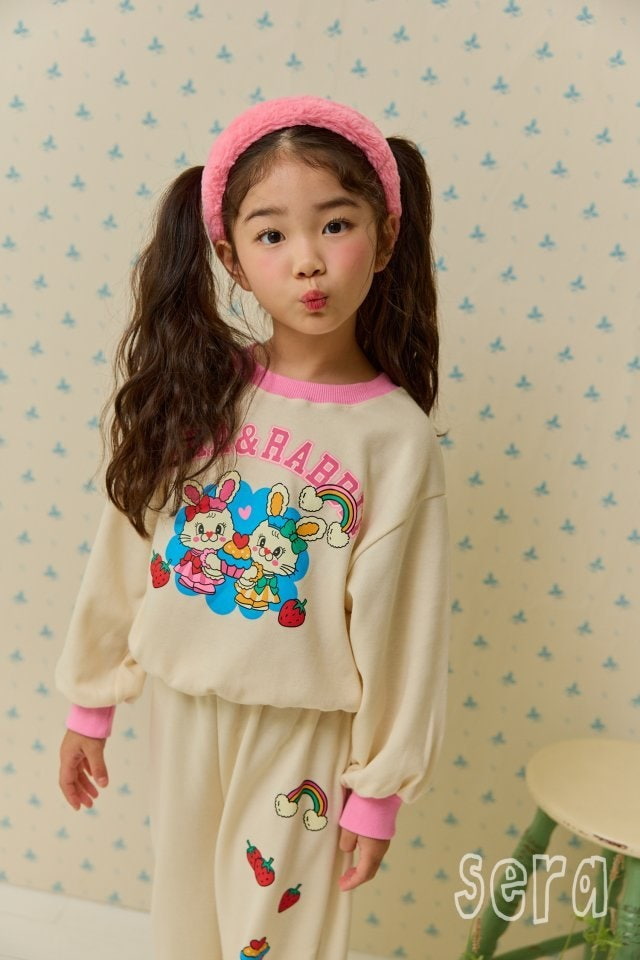 Sera - Korean Children Fashion - #toddlerclothing - Patissier Rabbit Set