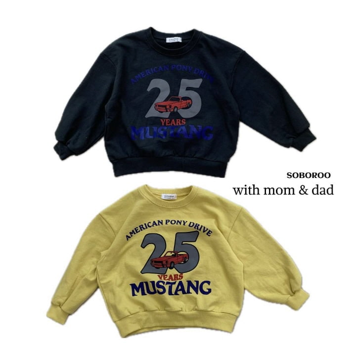 Soboroo - Korean Children Fashion - #discoveringself - Mustang Sweatshirts with Mom