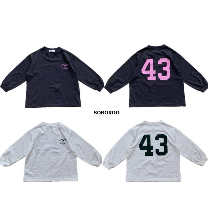 Soboroo - Korean Children Fashion - #kidsshorts - Elec Number Tee