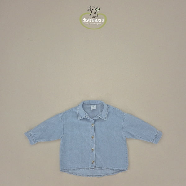 Soybean - Korean Children Fashion - #Kfashion4kids - Loosefit Denim Shirt - 6