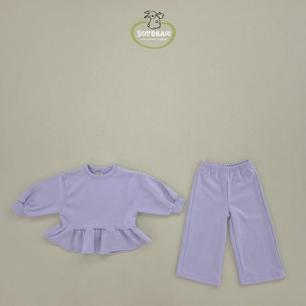 Soybean - Korean Children Fashion - #Kfashion4kids - Frill Top Bottom Set - 6