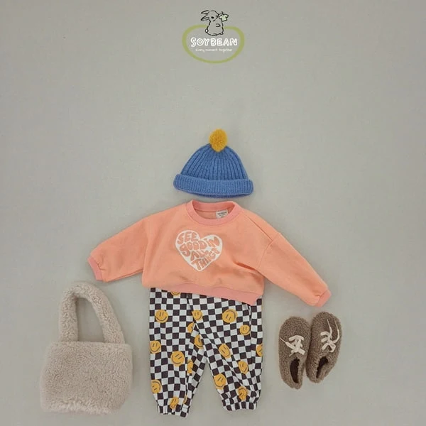 Soybean - Korean Children Fashion - #kidzfashiontrend - Crop Heart Sweatshirts - 4