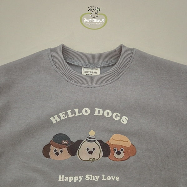 Soybean - Korean Children Fashion - #childofig - Hello Puppy Sweatshirts - 12