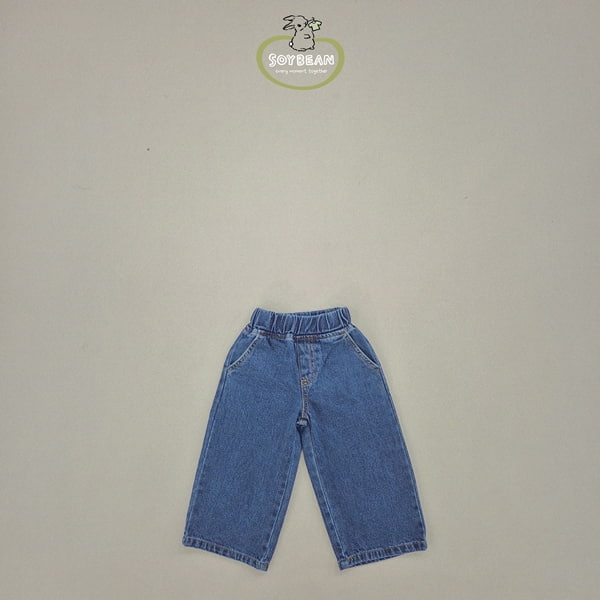 Soybean - Korean Children Fashion - #childofig - Wide Denim Pants - 10