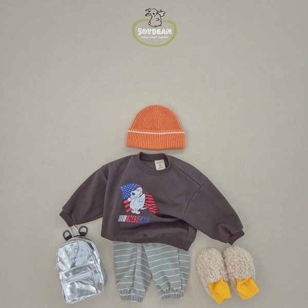 Soybean - Korean Children Fashion - #prettylittlegirls - Vintage Puppy Sweatshirts - 4