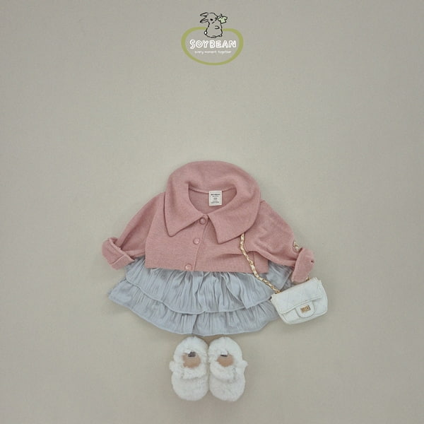 Soybean - Korean Children Fashion - #childofig - Vintage Knit Cardigan - 3