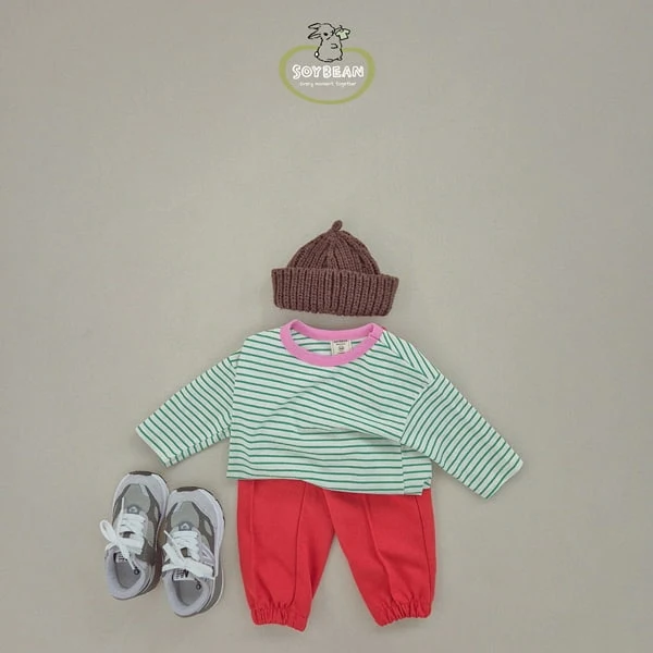 Soybean - Korean Children Fashion - #childofig - Captin Stripe Tee - 7