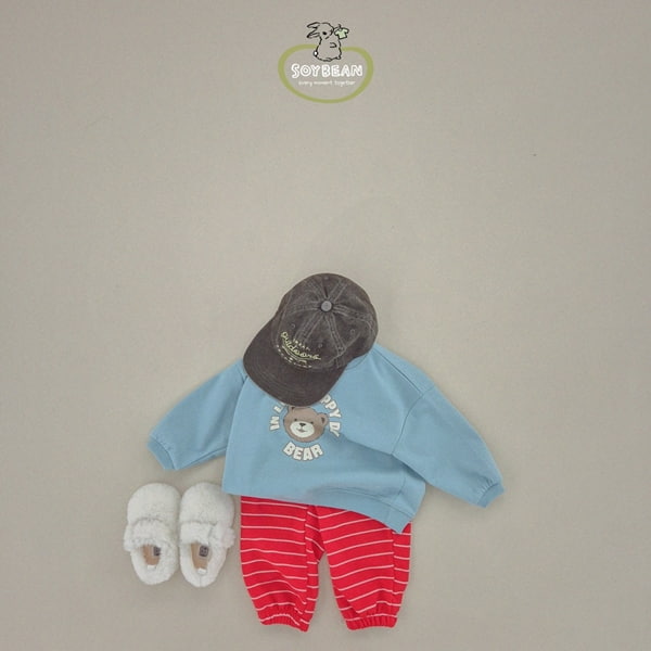 Soybean - Korean Children Fashion - #stylishchildhood - Love Bear Sweatshirts - 4