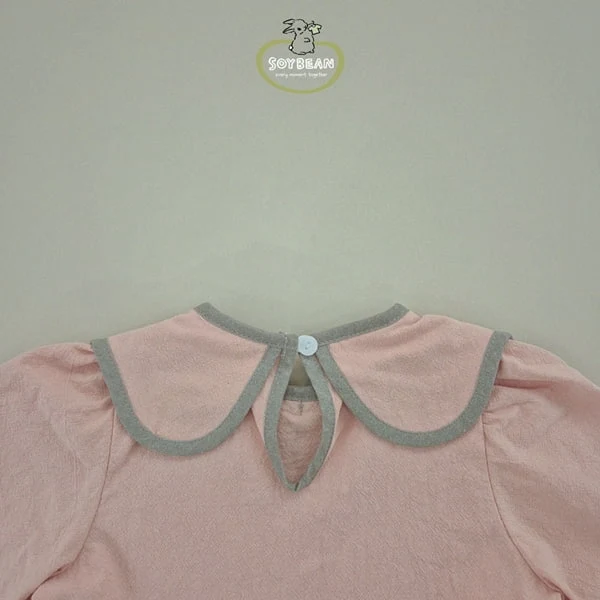 Soybean - Korean Children Fashion - #childofig - Point Ribbon One-piece - 12