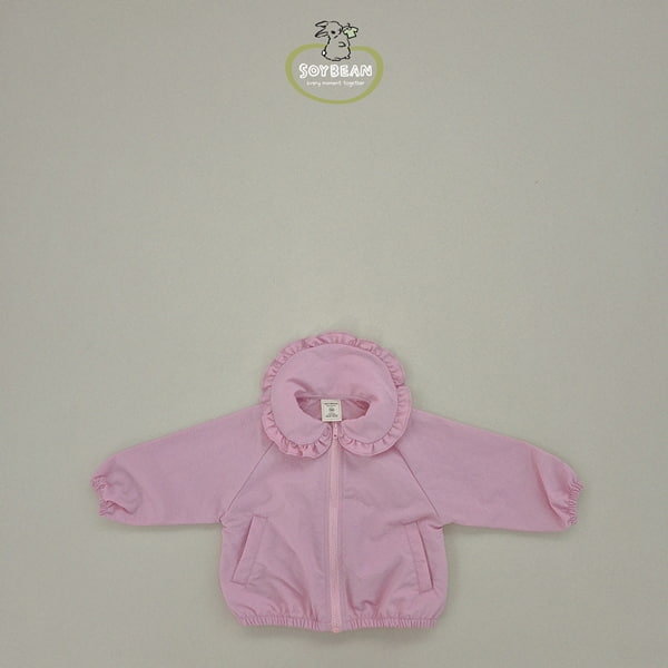 Soybean - Korean Children Fashion - #childrensboutique - Frill Windbreaker - 10