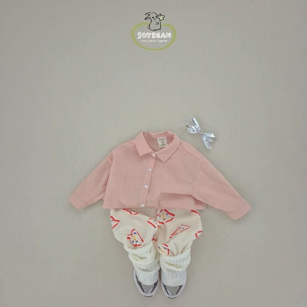 Soybean - Korean Children Fashion - #childrensboutique - Square Face Jogger Pants - 5