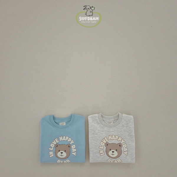 Soybean - Korean Children Fashion - #childrensboutique - Love Bear Sweatshirts - 5