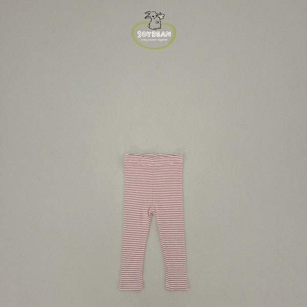 Soybean - Korean Children Fashion - #childrensboutique - Rib Stripe Leggings - 11