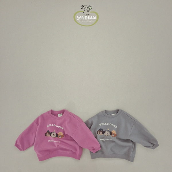 Soybean - Korean Children Fashion - #designkidswear - Hello Puppy Sweatshirts