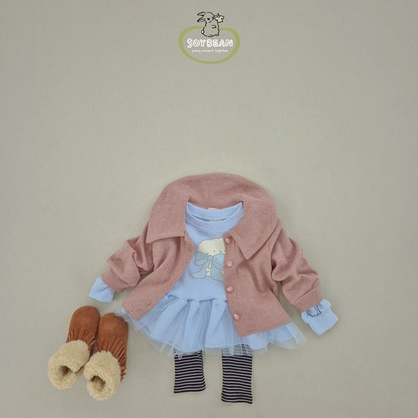 Soybean - Korean Children Fashion - #designkidswear - Vintage Knit Cardigan - 6