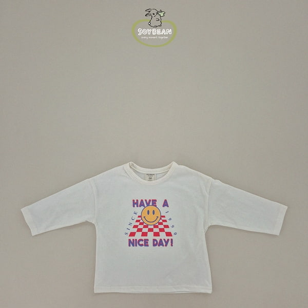 Soybean - Korean Children Fashion - #designkidswear - Smile Long Sleeve Tee - 8